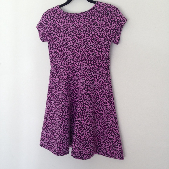 Xhilaration Fuchsia and Black Pattern Mini Dress - Picture 5 of 6